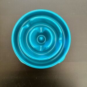Slow Feeder Pet Bowl - Teal Blue